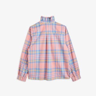 Check Adult Woven Flannel Blouse