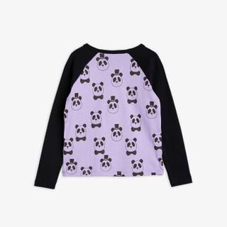 Panda Raglan Long Sleeve T-shirt