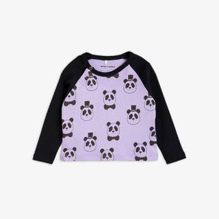 Panda Raglan Long Sleeve T-shirt