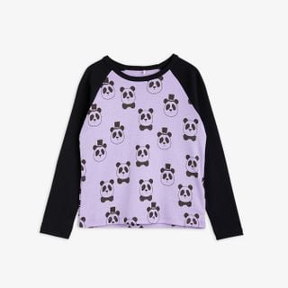 Panda Raglan Long Sleeve T-shirt