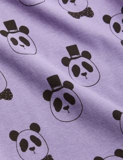 Panda Raglan Long Sleeve T-shirt