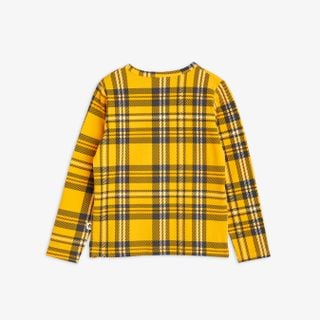 Check Long Sleeve T-shirt Yellow