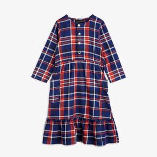 Check Woven Flannel Dress