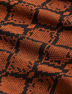 Snakeskin T-shirt Brown