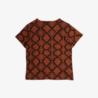 Snakeskin T-shirt Brown
