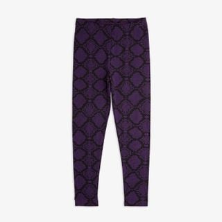 Snakeskin Leggings Purple