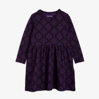 Snakeskin Dress Purple