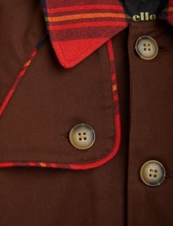 Twill trenchcoat