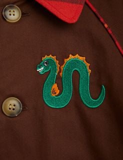 Twill trenchcoat