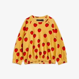 Strawberries Velour Sweatshirt