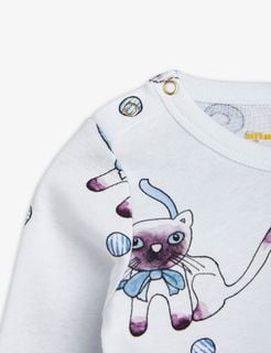 Siamese Cat Long Sleeve Bodysuit