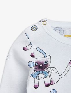 Siamese Cat Long Sleeve Bodysuit