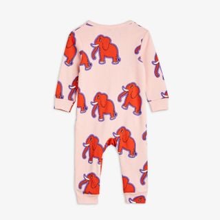 4 Elephants Baby Jumpsuit Rosa