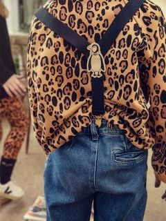 Basic Leopard Sweatshirt