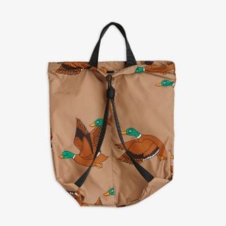 Upcycled Ducks Drawstring Bag