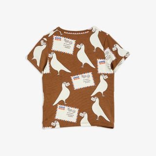 Pigeons T-Shirt Brown