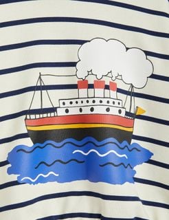 Ferry Stripe Sweatshirt