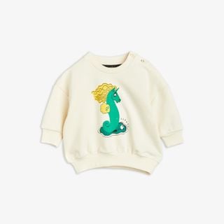 Unicorn Seahorse Sweatshirt Offwhite