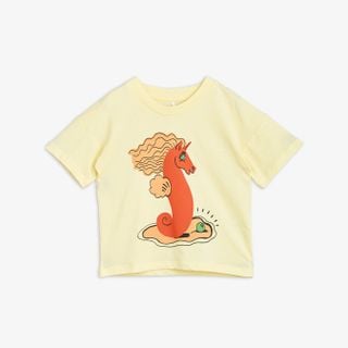 Unicorn Seahorse T-Shirt Yellow