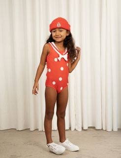 Polka Dots Sailor Swimsuit