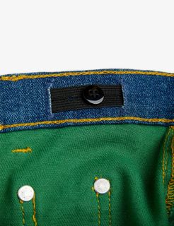 M.Rodini x Wrangler Flared Jeans Green