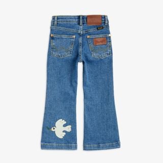 M.Rodini x Wrangler Flared Jeans Blue