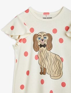 Dashing Dogs Wing Sleeve Dress