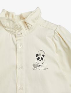 Chef Panda Woven Blouse