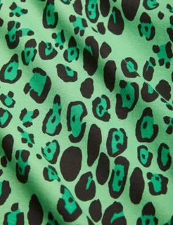 Leopard Raglan Sleeve T-Shirt