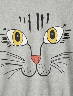 Cat Face Sweatshirt