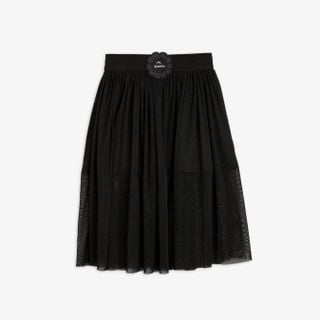 Bat Flower Tulle Skirt