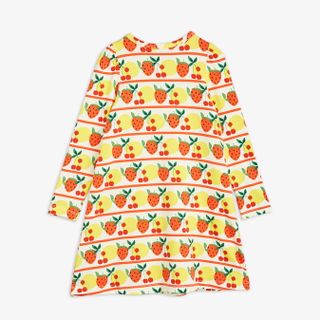 Fruits Long Sleeve Dress