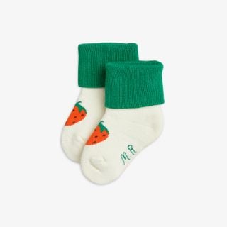 Strawberries Terry Baby Socks