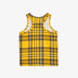 Upcycled Check Tank Top