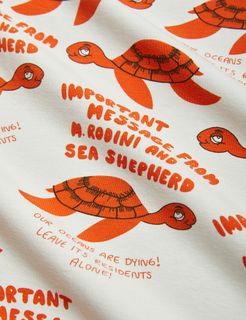 Upcycled Turtle Baby Blanket