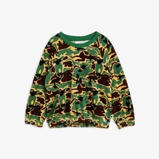 Camo Velour Sweatshirt