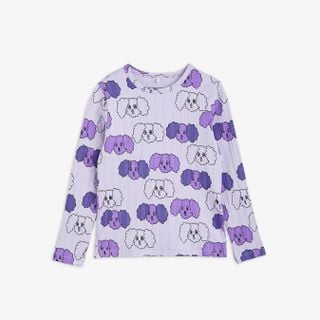 Upcycled Fluffy Dog Long Sleeve T-Shirt