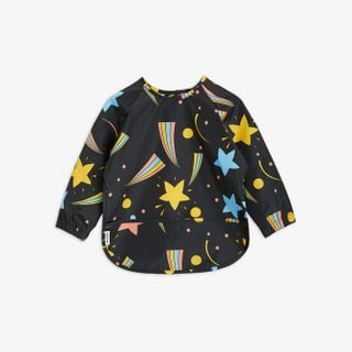 Upcycled Space Long Sleeve Bib