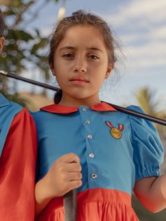 Medal Embroidered Dress