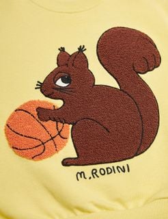 Squirrels Embroidered Sweatshirt