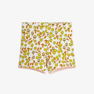 Flowers Shorts med Volang