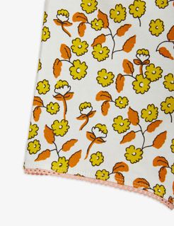 Flowers Shorts med Volang