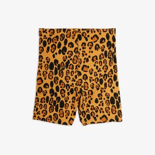 Basic leopard bike shorts