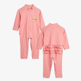 Owl Frill Baby UV Suit