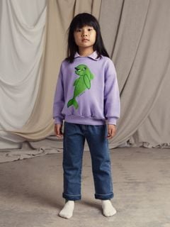 Dolphin Collar Sweatshirt