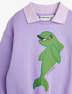Dolphin Collar Sweatshirt
