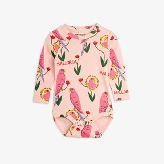 Parrots Long Sleeve Bodysuit