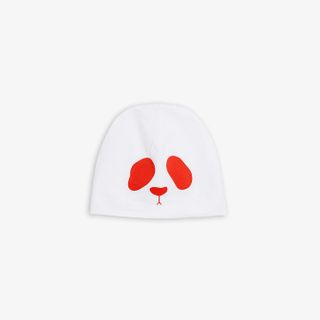 Panda reversible beanie Red