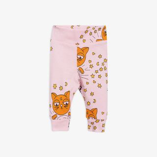 Cat Advice Newborn Leggings Pink