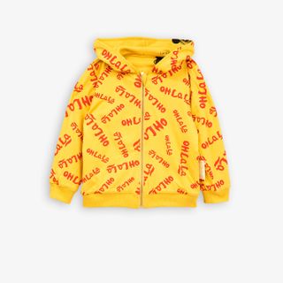 Imagine peace vändbar zip hoodie